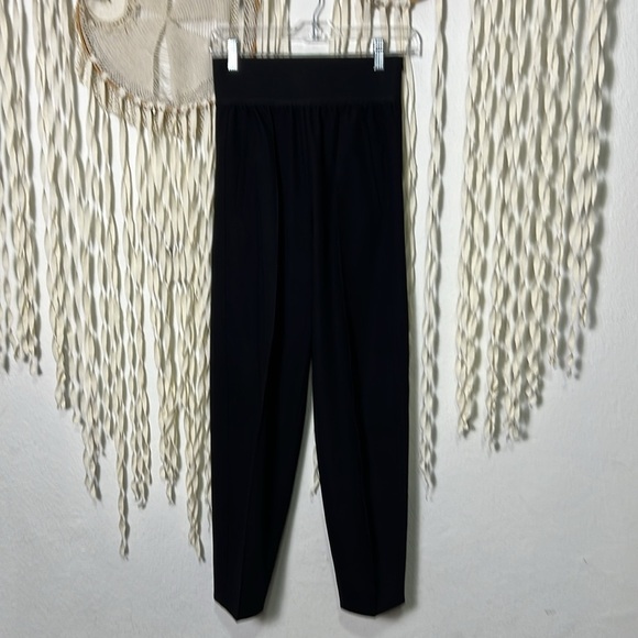 Me + Em Black Side Zip High Rise Pintuck Pant Size US2 - Picture 7 of 15